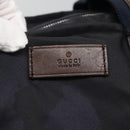 GUCCI Diamante Tote Bag Nylon Navy Silver 267922 Auth bs23152-18