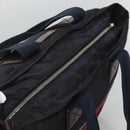 GUCCI Diamante Tote Bag Nylon Navy Silver 267922 Auth bs23152-6