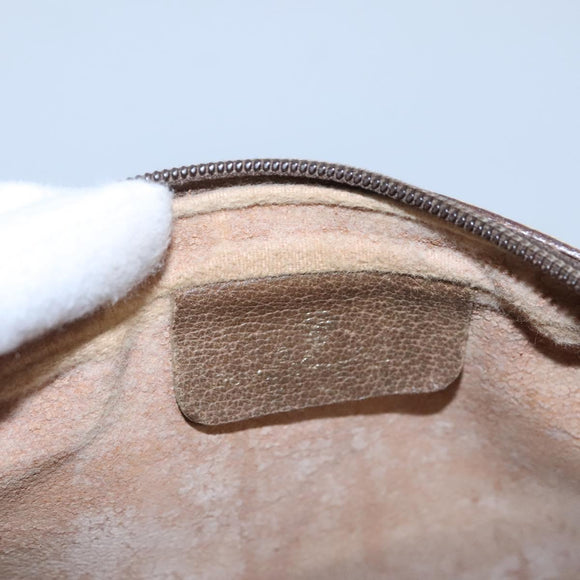 GUCCI GG Supreme Web Sherry Line Clutch Bag PVC Beige 89 01 012 Auth bs23153