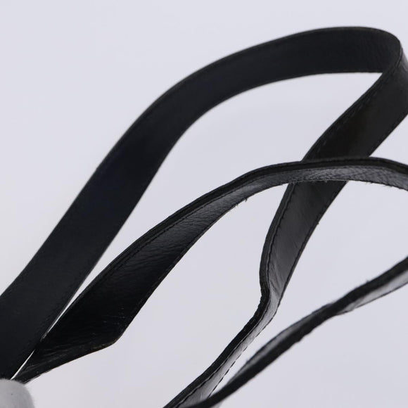 GUCCI Bamboo Backpack Enamel Black Gold Auth bs23155