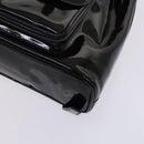 GUCCI Bamboo Backpack Enamel Black Gold Auth bs23155-16