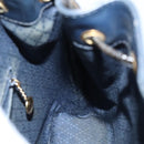 GUCCI Bamboo Backpack Enamel Black Gold Auth bs23155-22