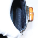 GUCCI Bamboo Backpack Enamel Black Gold Auth bs23155-26