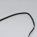 LOEWE Anagram Shoulder wallet Suede Leather Beige Brown gold Auth bs23167-14