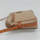 CELINE Macadam Canvas Shoulder Bag PVC Beige Gold Auth bs23175-4