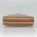 CELINE Macadam Canvas Shoulder Bag PVC Beige Gold Auth bs23175-5