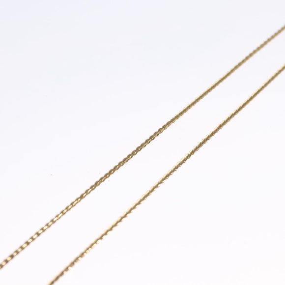 Christian Dior Necklace Metal Gold Tone Auth bs23178