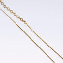 Christian Dior Necklace Metal Gold Tone Auth bs23178-6