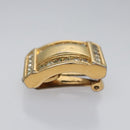 Christian Dior Earring Metal Gold Tone Auth bs23179-11