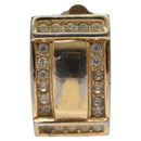 Christian Dior Earring Metal Gold Tone Auth bs23179-2
