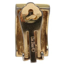 Christian Dior Earring Metal Gold Tone Auth bs23179-3