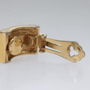 Christian Dior Earring Metal Gold Tone Auth bs23179-7