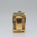 Christian Dior Earring Metal Gold Tone Auth bs23179-8