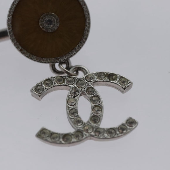 CHANEL Hairpin Pin Metal Silver LV Auth bs23181