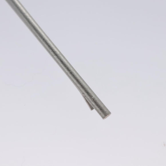 CHANEL Hairpin Pin Metal Silver LV Auth bs23181