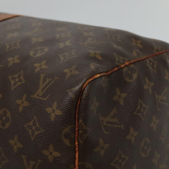 LOUIS VUITTON Monogram Keepall 55 Boston Bag M41424 LV Auth bs23192