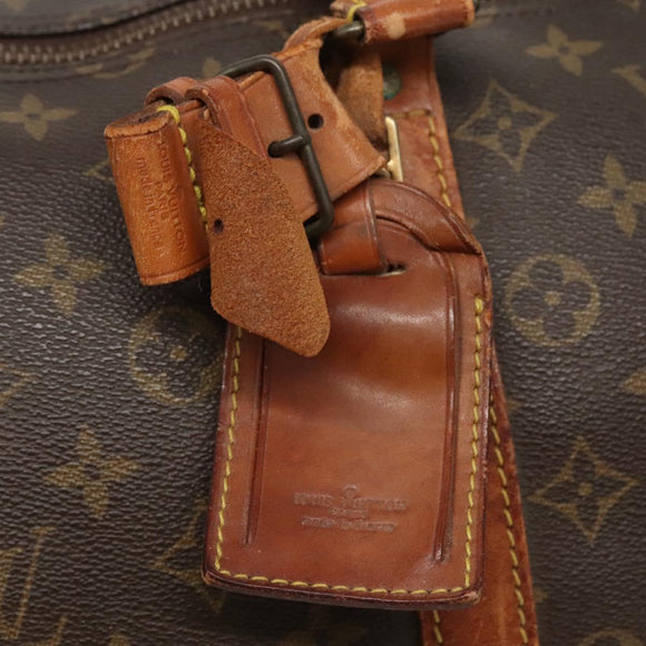 LOUIS VUITTON Monogram Keepall 55 Boston Bag M41424 LV Auth bs23192