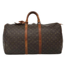 LOUIS VUITTON Monogram Keepall 55 Boston Bag M41424 LV Auth bs23192-13