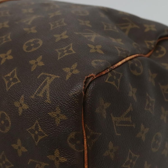 LOUIS VUITTON Monogram Keepall 55 Boston Bag M41424 LV Auth bs23193