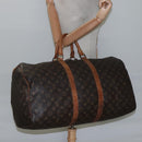 LOUIS VUITTON Monogram Keepall 55 Boston Bag M41424 LV Auth bs23193-24