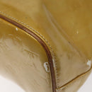 LOUIS VUITTON Monogram Vernis Houston Hand Bag Beige M91004 LV Auth bs23194-15