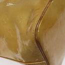 LOUIS VUITTON Monogram Vernis Houston Hand Bag Beige M91004 LV Auth bs23194-16