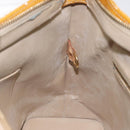 LOUIS VUITTON Monogram Vernis Houston Hand Bag Beige M91004 LV Auth bs23194-20