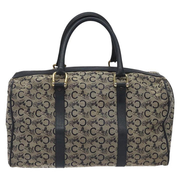 CELINE C Macadam Hand Bag Canvas Navy Auth bs23203 - 0