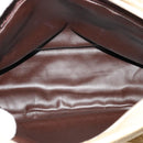 BALLY Shoulder Bag Leather Canvas Beige Auth bs23207-11