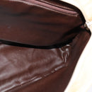 BALLY Shoulder Bag Leather Canvas Beige Auth bs23207-17