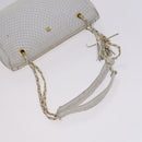 BALLY INTRECCIATO Shoulder Boston Bag Leather 3Set Black White Auth bs23216-13