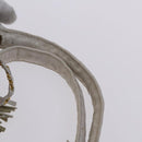 BALLY INTRECCIATO Shoulder Boston Bag Leather 3Set Black White Auth bs23216-14