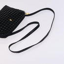 BALLY INTRECCIATO Shoulder Boston Bag Leather 3 Set Black White Auth bs23216-22