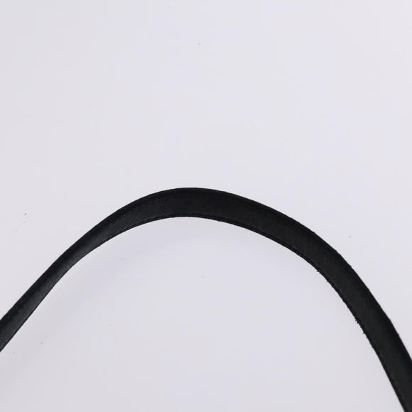 BALLY INTRECCIATO Shoulder Boston Bag Leather 3Set Black White Auth bs23216