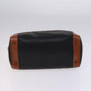 BALLY INTRECCIATO Shoulder Boston Bag Leather 3Set Black White Auth bs23216-7