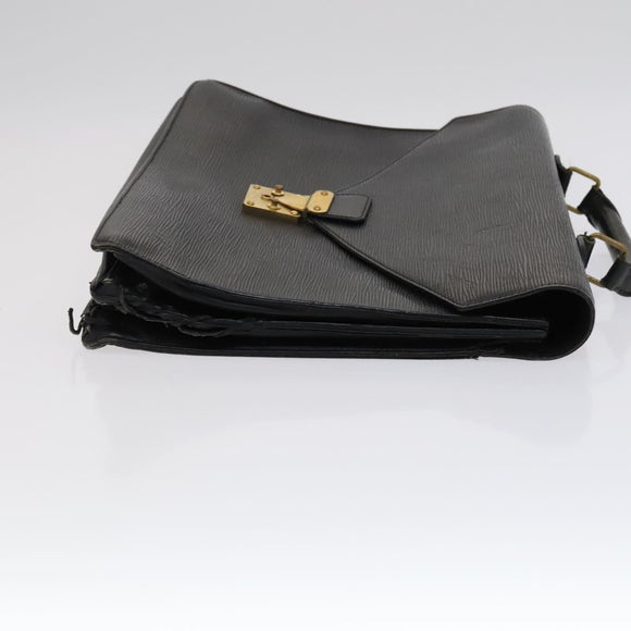 LOUIS VUITTON Monogram Epi Hand Bag 3Set Black LV Auth bs23217