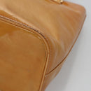 LOUIS VUITTON Monogram Vernis Houston Hand Bag Beige M91004 LV Auth bs23222-16