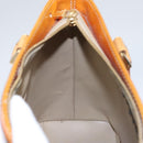 LOUIS VUITTON Monogram Vernis Houston Hand Bag Beige M91004 LV Auth bs23222-21