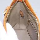 LOUIS VUITTON Monogram Vernis Houston Hand Bag Beige M91004 LV Auth bs23222-22