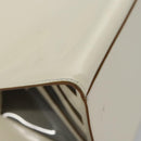 Salvatore Ferragamo Tote Bag Enamel White Silver Auth bs23225-15