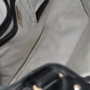 BALLY Shoulder Bag Canvas Leather 2Set Beige Black Auth bs23228-18