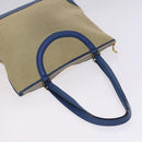 BALLY Shoulder Bag Canvas Leather 2Set Beige Black Auth bs23228-5