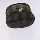 FENDI Pecan Canvas Zucca Canvas Bag Suede 4Set Pink Brown black Auth bs23233-12