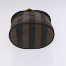 FENDI Pecan Canvas Zucca Canvas Bag Suede 4Set Pink Brown black Auth bs23233-14