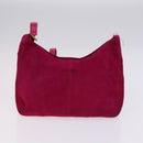 FENDI Pecan Canvas Zucca Canvas Bag Suede 4Set Pink Brown black Auth bs23233-3