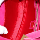 FENDI Pecan Canvas Zucca Canvas Bag Suede 4Set Pink Brown black Auth bs23233-9