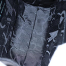 Salvatore Ferragamo Vala Hand Bag Leather Black Gold Auth bs23240-11