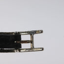 HERMES Appi 3 Bracelet Leather Black Auth bs23243-10