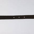 HERMES Appi 3 Bracelet Leather Black Auth bs23243-8