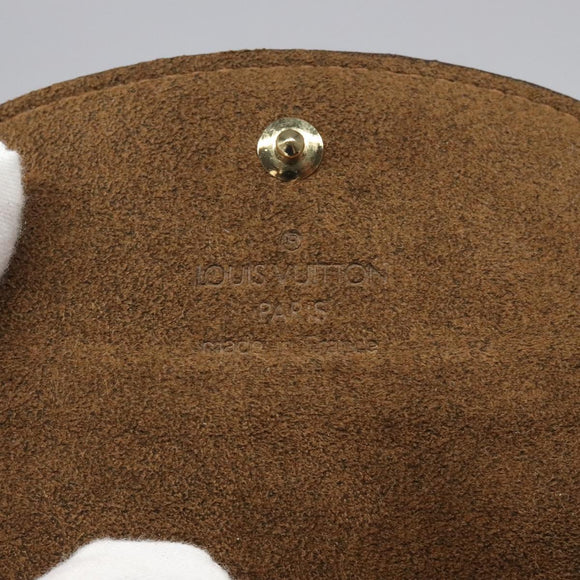 LOUIS VUITTON Damier Ebene Buton De Manchette Cuffs LV Auth bs23253